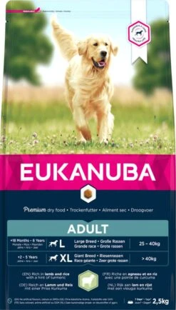 Eukanuba Hondenvoer Large Breed Adult Lamb & Rice 2,5 Kg