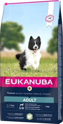 Eukanuba Hondenvoer Adult Small/Medium Lamb & Rice 12 Kg -Hondenseries Winkel 8710255121215 2