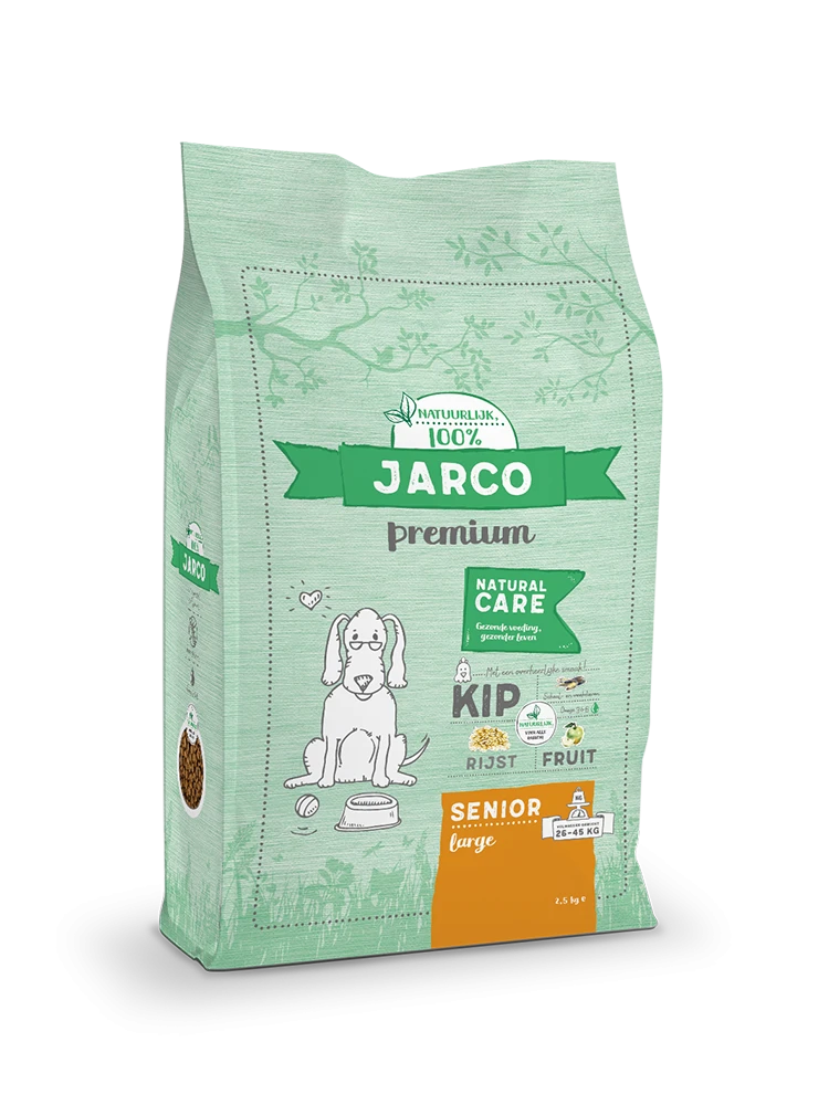 Jarco Hondenvoer Large Senior 2,5 Kg 1 Jarco Hondenvoer Large Senior 2,5 Kg