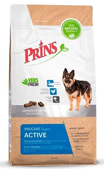 Prins Hondenvoer ProCare Super Active 15 Kg 1 Prins Hondenvoer ProCare Super Active 15 Kg