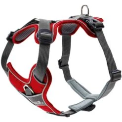 Hunter Hunter Hondentuig Divo - Rood-Grijs -Hondenseries Winkel hunter hunter hondentuig divo rood grijs 4