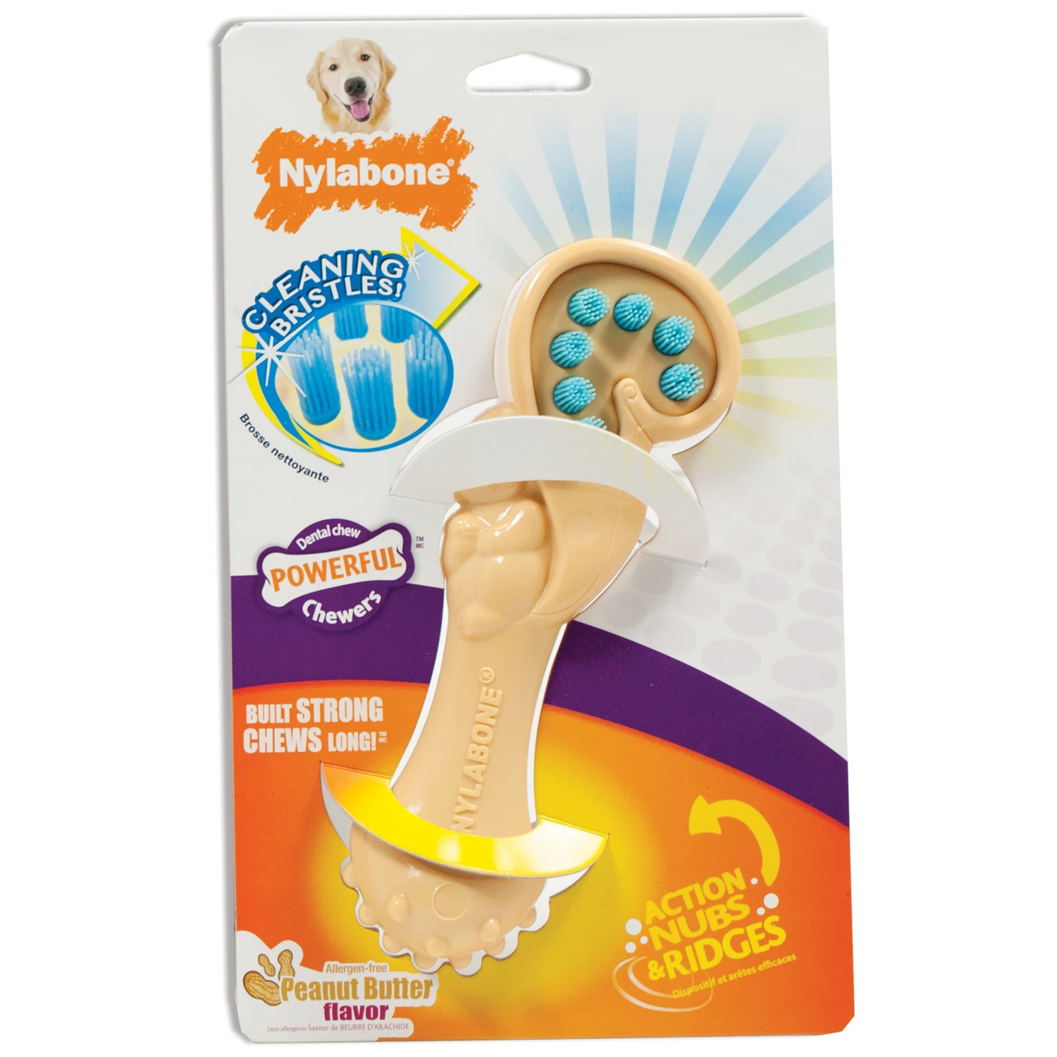 Nylabone Nylabone Dental Chew Bristle Brush Small 1 Nylabone Nylabone Dental Chew Bristle Brush Small