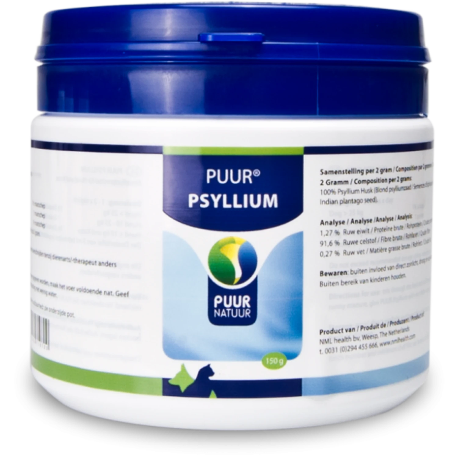 PUUR Puur Psyllium - 150gr 1 PUUR Puur Psyllium - 150gr