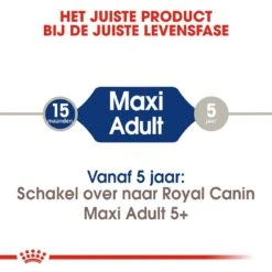 Royal Canin Hondenvoer Maxi Adult 4 Kg -Hondenseries Winkel royal canin maxi adult volwassen hond grote hondenrassen hero image 9 1