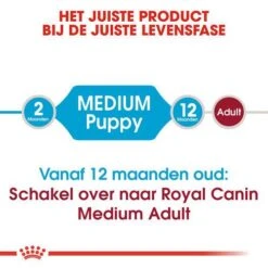 Royal Canin Hondenvoer Medium Puppy 4 Kg -Hondenseries Winkel royal canin medium puppy pup hond middelgrote hondenrassen hero image 8