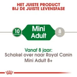Royal Canin Hondenvoer Mini Adult 8 Kg -Hondenseries Winkel royal canin mini adult volwassen hond kleine hondenrassen hero image 9 1