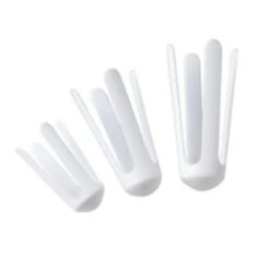 Staartbeschermer Hond - Kunststof - Wit -Hondenseries Winkel staartbeschermer hond kunststof wit 2