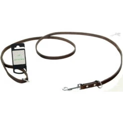 Tijssen Hondenriem Vario Vetleer Bruin