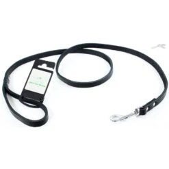 Tijssen Hondenriem Vetleer Zwart -Hondenseries Winkel tijssen hondenriem vetleer zwart 2