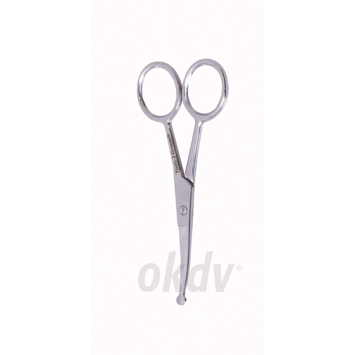 Tools-2-Groom Potenschaartje Gebogen 4,5" Stompe Punt 1 Tools-2-Groom Potenschaartje Gebogen 4,5" Stompe Punt